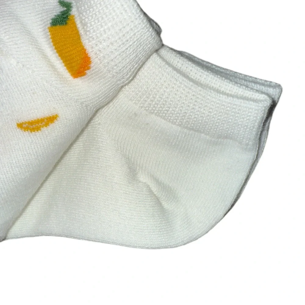 Kate Spade‎ Pink Lemon Low Cut Socks 3 Pack Novelty Set New